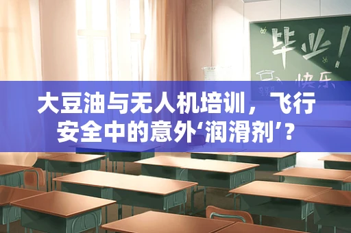 大豆油与无人机培训，飞行安全中的意外‘润滑剂’？