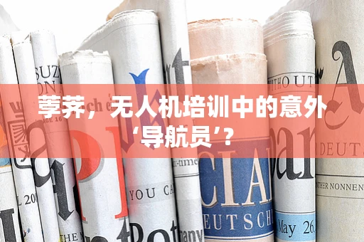 荸荠，无人机培训中的意外‘导航员’？