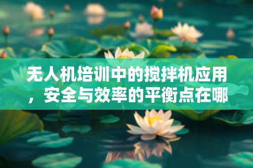 无人机培训中的搅拌机应用，安全与效率的平衡点在哪里？