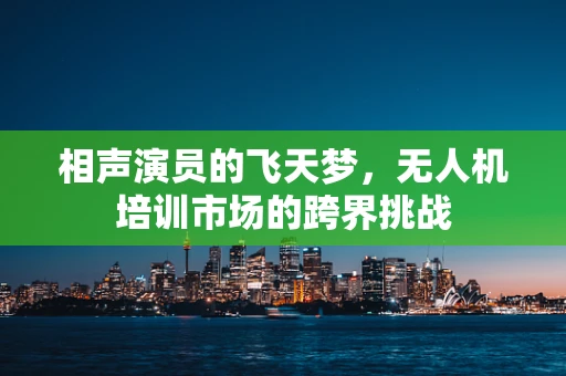 相声演员的飞天梦，无人机培训市场的跨界挑战