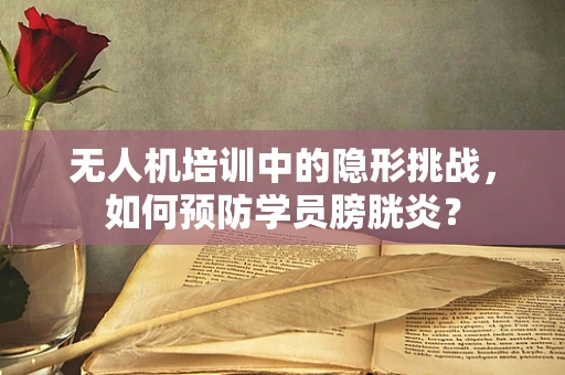 无人机培训中的隐形挑战，如何预防学员膀胱炎？