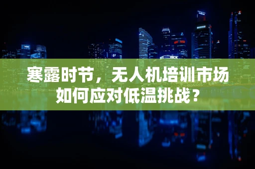 寒露时节，无人机培训市场如何应对低温挑战？