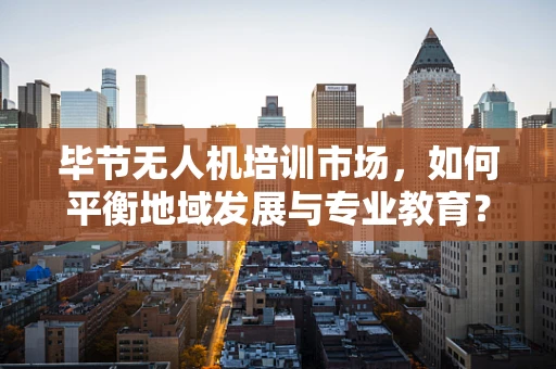 毕节无人机培训市场，如何平衡地域发展与专业教育？