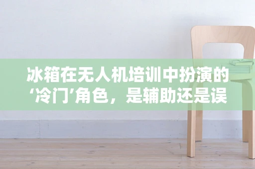 冰箱在无人机培训中扮演的‘冷门’角色，是辅助还是误用？