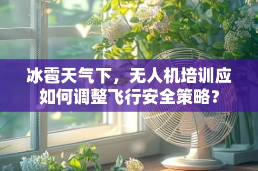 冰雹天气下，无人机培训应如何调整飞行安全策略？