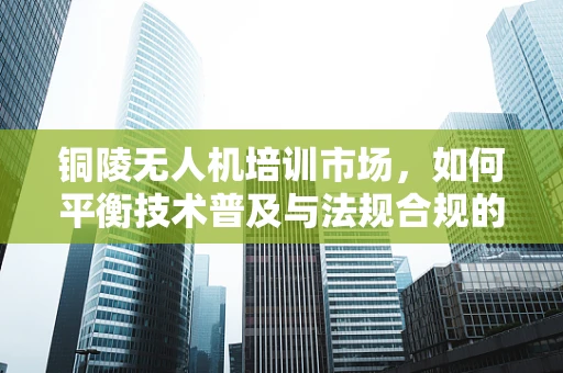 铜陵无人机培训市场，如何平衡技术普及与法规合规的挑战？