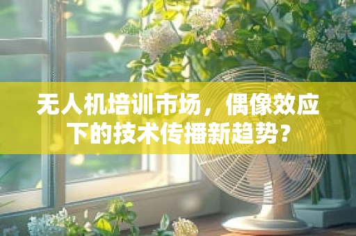 无人机培训市场，偶像效应下的技术传播新趋势？