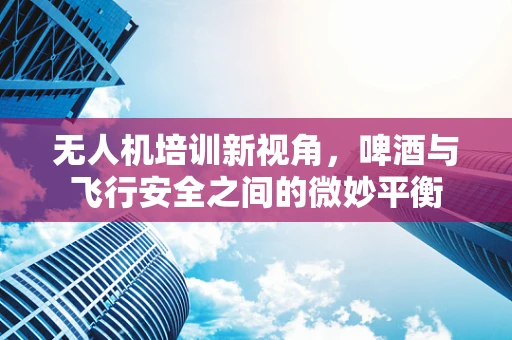 无人机培训新视角，啤酒与飞行安全之间的微妙平衡