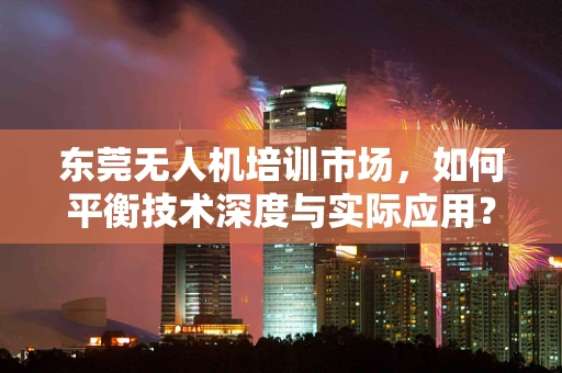 东莞无人机培训市场，如何平衡技术深度与实际应用？