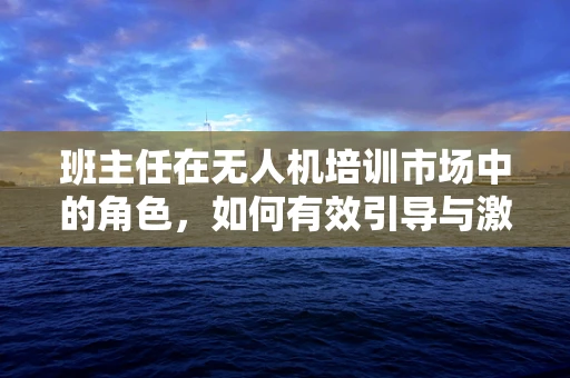 班主任在无人机培训市场中的角色，如何有效引导与激励？