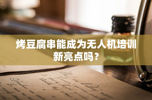 烤豆腐串能成为无人机培训新亮点吗？