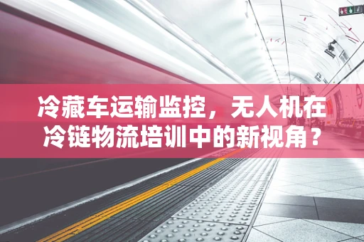 冷藏车运输监控，无人机在冷链物流培训中的新视角？