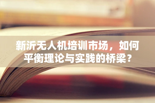 新沂无人机培训市场，如何平衡理论与实践的桥梁？