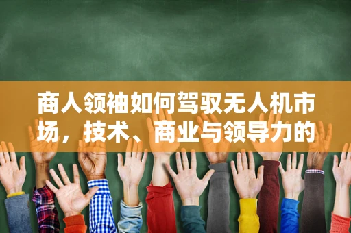 商人领袖如何驾驭无人机市场，技术、商业与领导力的三重挑战