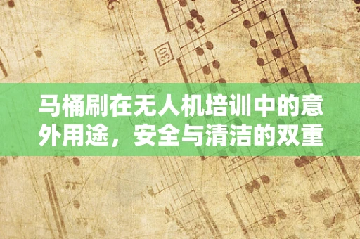 马桶刷在无人机培训中的意外用途，安全与清洁的双重考量