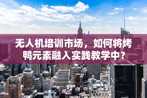 无人机培训市场，如何将烤鸭元素融入实践教学中？