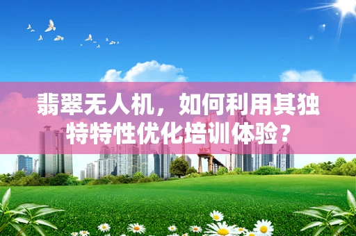翡翠无人机，如何利用其独特特性优化培训体验？