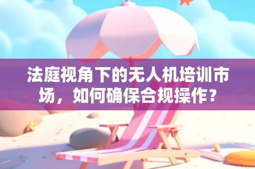 法庭视角下的无人机培训市场，如何确保合规操作？