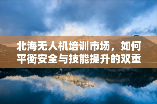 北海无人机培训市场，如何平衡安全与技能提升的双重需求？