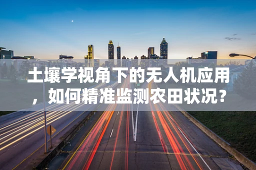 土壤学视角下的无人机应用，如何精准监测农田状况？