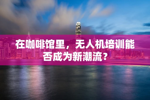 在咖啡馆里，无人机培训能否成为新潮流？
