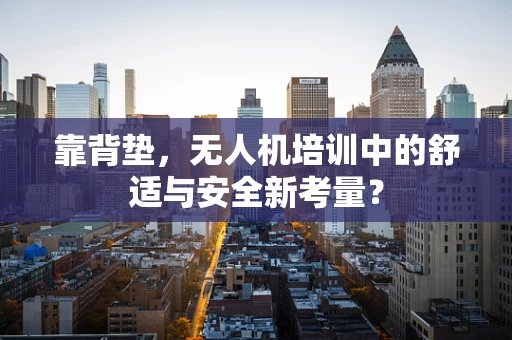 靠背垫，无人机培训中的舒适与安全新考量？