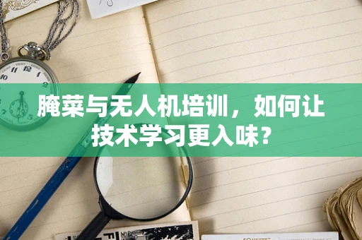 腌菜与无人机培训，如何让技术学习更入味？