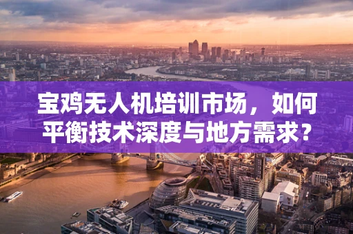 宝鸡无人机培训市场，如何平衡技术深度与地方需求？