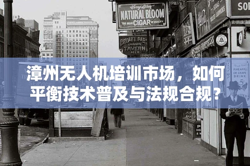 漳州无人机培训市场，如何平衡技术普及与法规合规？