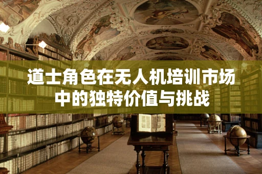 道士角色在无人机培训市场中的独特价值与挑战