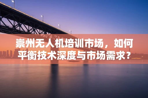 崇州无人机培训市场，如何平衡技术深度与市场需求？