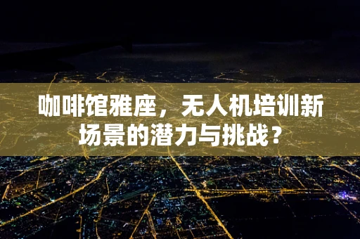 咖啡馆雅座，无人机培训新场景的潜力与挑战？
