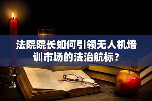 法院院长如何引领无人机培训市场的法治航标？