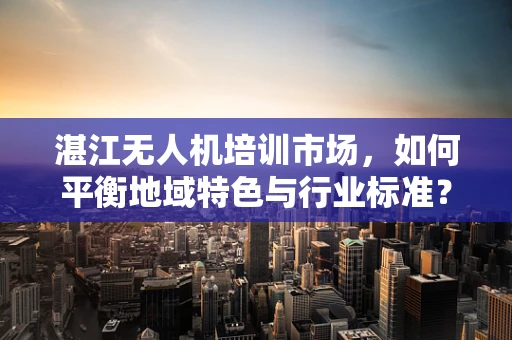 湛江无人机培训市场，如何平衡地域特色与行业标准？
