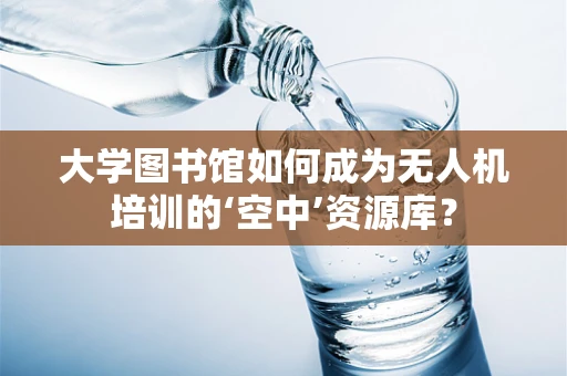 大学图书馆如何成为无人机培训的‘空中’资源库？