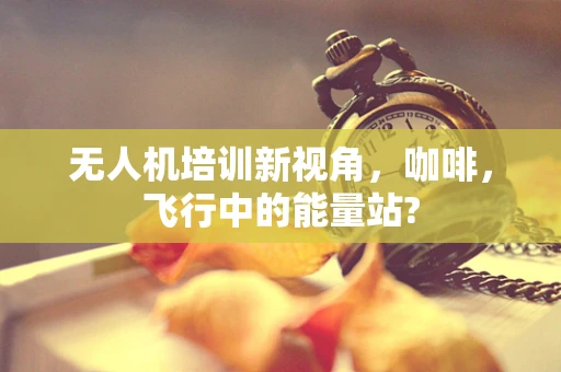 无人机培训新视角，咖啡，飞行中的能量站?