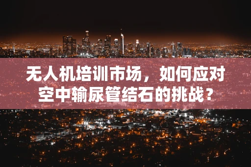 无人机培训市场，如何应对空中输尿管结石的挑战？
