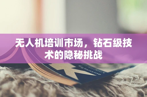 无人机培训市场，钻石级技术的隐秘挑战