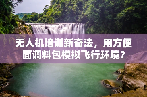 无人机培训新奇法，用方便面调料包模拟飞行环境？
