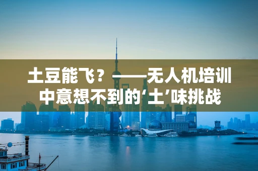 土豆能飞？——无人机培训中意想不到的‘土’味挑战