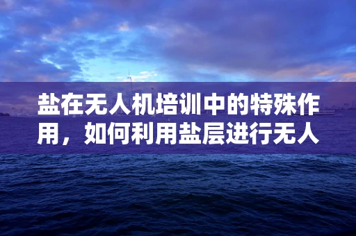 盐在无人机培训中的特殊作用，如何利用盐层进行无人机抗电磁干扰训练？