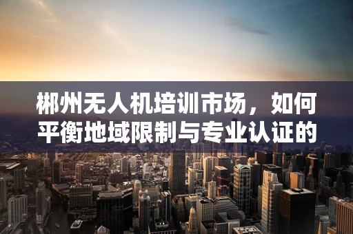 郴州无人机培训市场，如何平衡地域限制与专业认证的挑战？