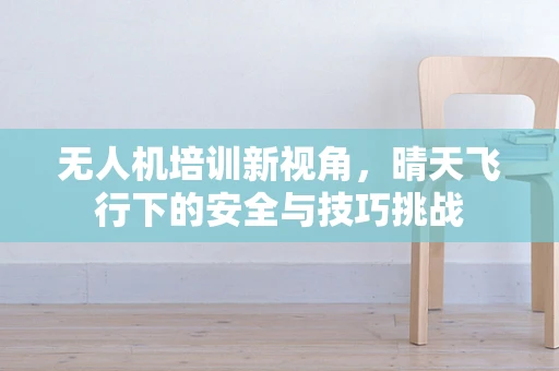 无人机培训新视角，晴天飞行下的安全与技巧挑战