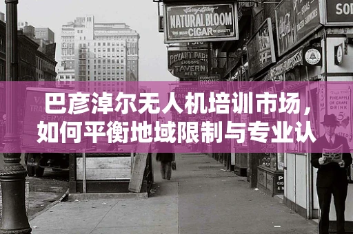 巴彦淖尔无人机培训市场，如何平衡地域限制与专业认证的挑战？