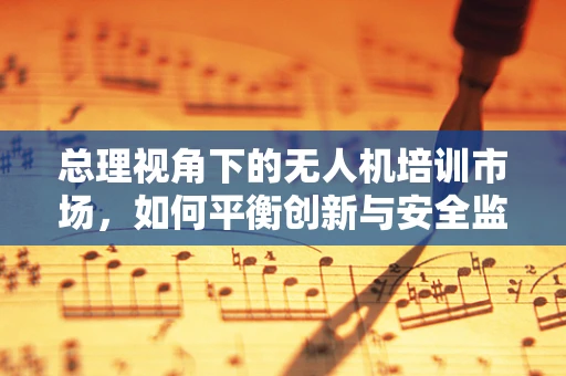 总理视角下的无人机培训市场，如何平衡创新与安全监管？