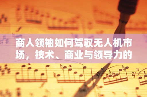 商人领袖如何驾驭无人机市场，技术、商业与领导力的完美融合