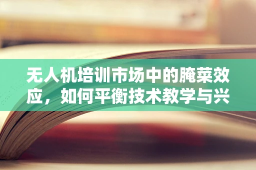 无人机培训市场中的腌菜效应，如何平衡技术教学与兴趣培养？