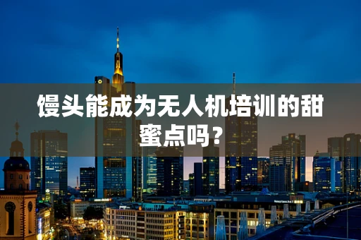 馒头能成为无人机培训的甜蜜点吗？