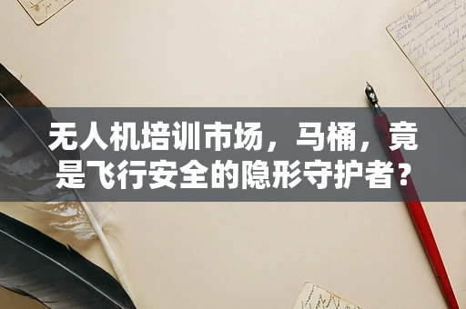 无人机培训市场，马桶，竟是飞行安全的隐形守护者？