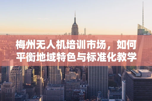 梅州无人机培训市场，如何平衡地域特色与标准化教学？